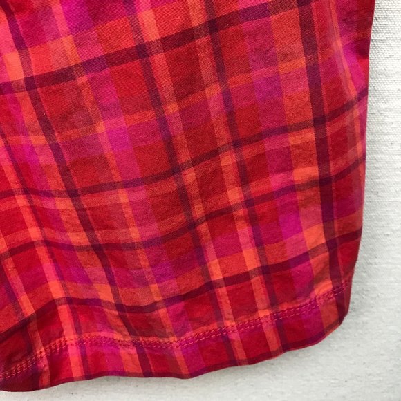 Lee Red Plaid Shorts - Picture 10 of 16